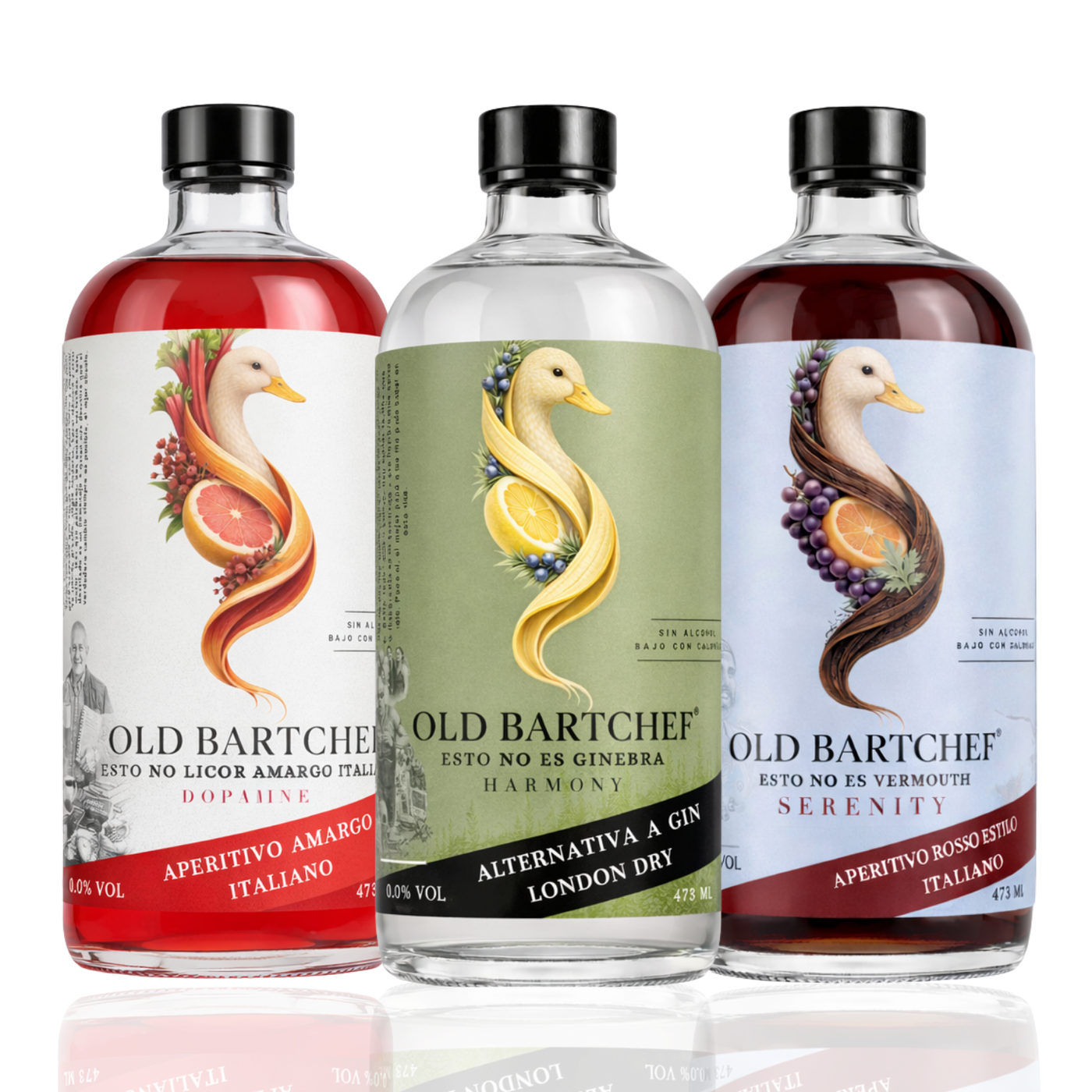 Pack Negroni 0.0% con Harmony, Serenity y Dopamine