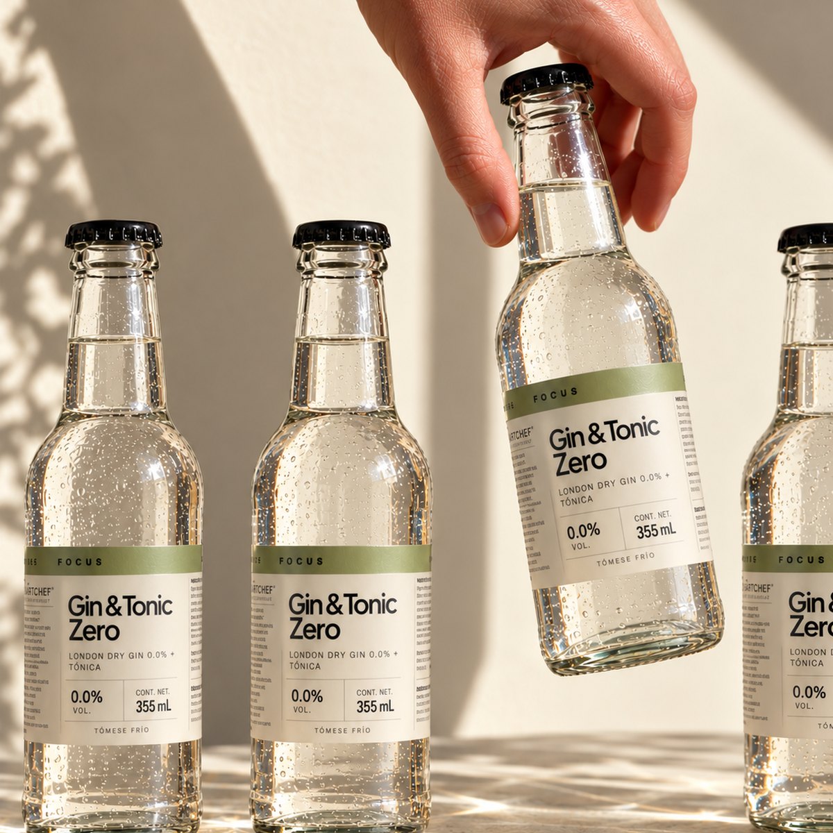 Gin & Tonic Zero — Paquete de 3 botellas